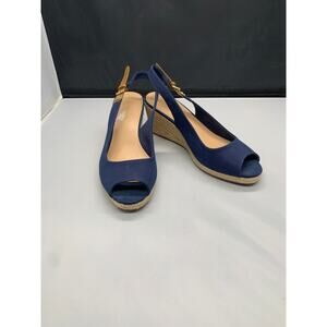 Tommy Hilfiger's Women's Nhalia Wedge Sandals Navy Blue